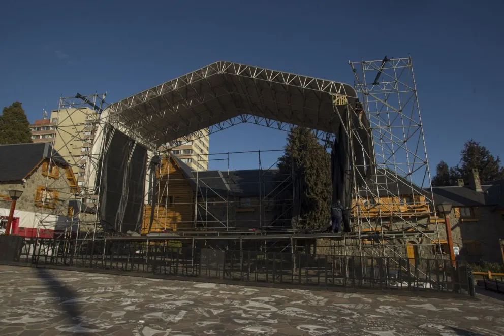 Todo listo para celebrar la Fiesta de la Nieve