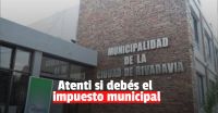 Nuevo régimen y facilidades de pago para los vecinos de Rivadavia 