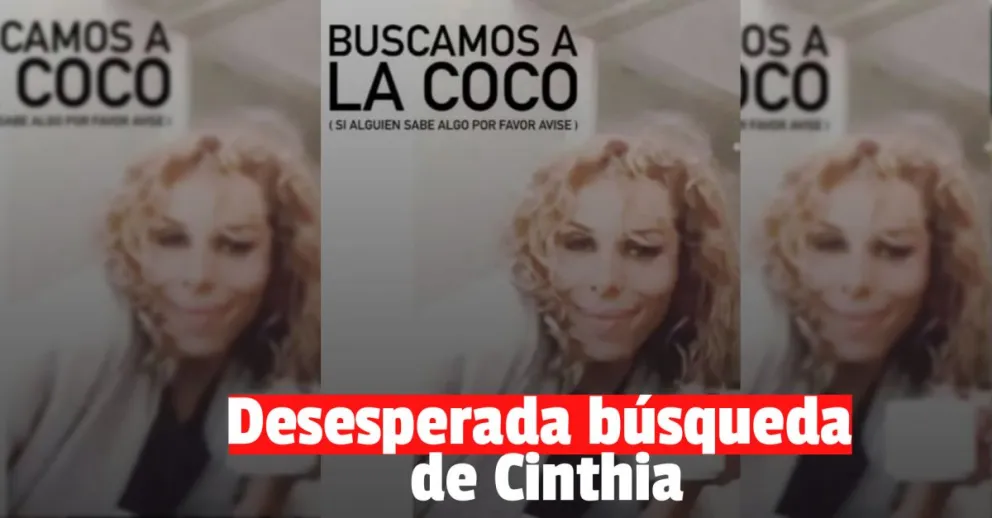 Buscan a Cinthia Suárez que se desapareció desde el pasado domingo 