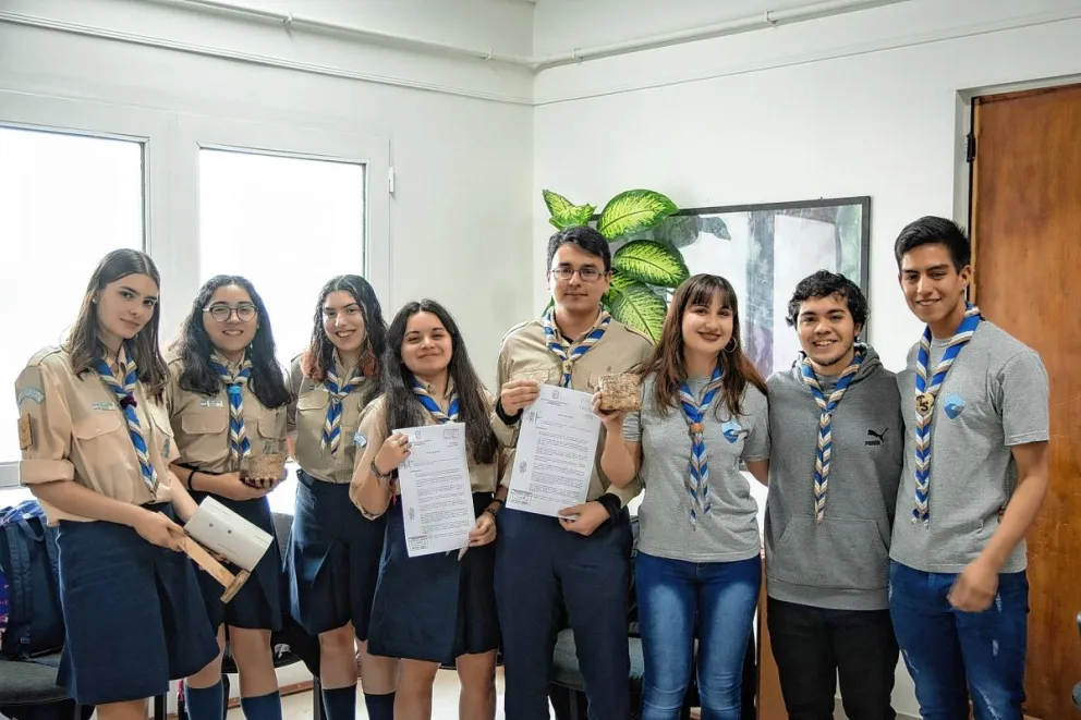 Rada Tilly: El "Proyecto Calor Reciclado" del grupo Scout Cristo Rey fue declarado de Interés Municipal