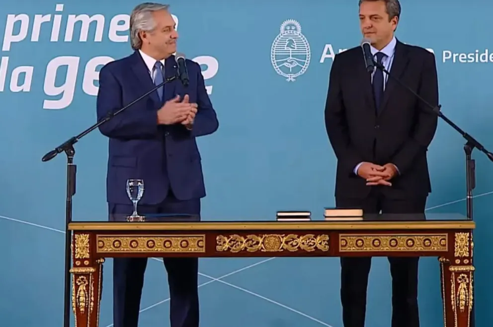 Sergio Massa asumió como ministro de Economía