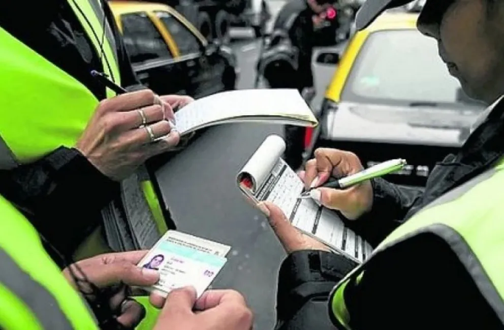 Infracciones de tránsito: hoy entró en vigencia el scoring nacional