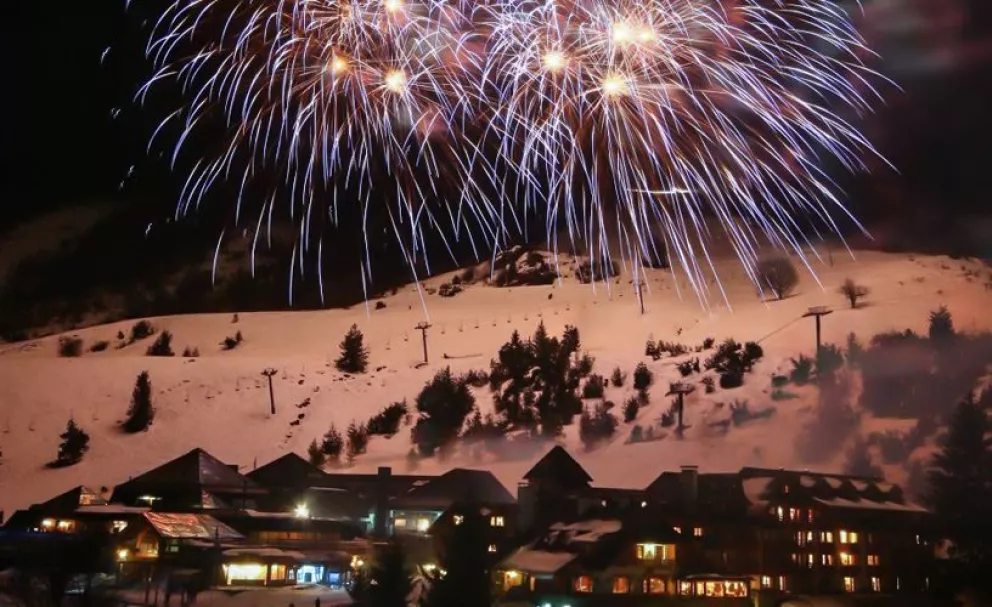 Comenzó la fiesta nacional de la nieve en Bariloche.