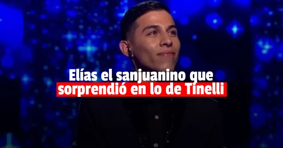 Elías, el sanjuanino que emocionó a Cristian Castro en Canta Conmigo Ahora 