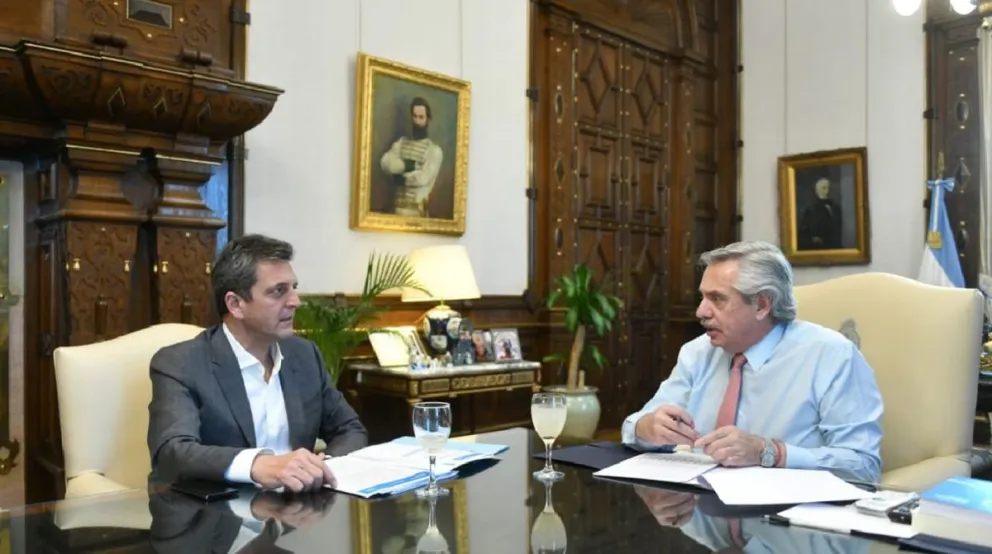 Alberto Fernández se reunió con Sergio Massa en Casa Rosada: “Recuperamos una cierta sensación de estabilidad”