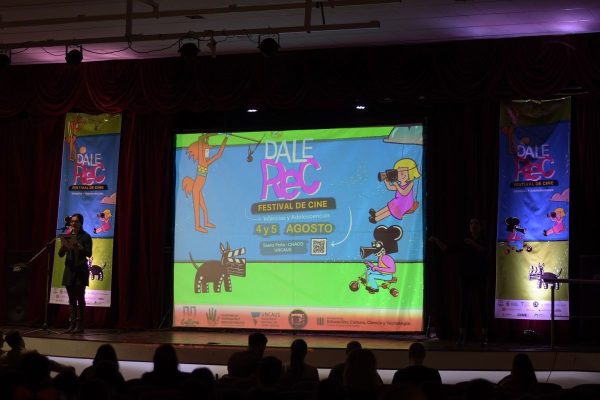 Dale Rec: inauguró el festival de cine chaqueño pensado para infantes y adolescentes