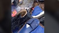 Esmeralda Patricia Quiñonez informó que se encontró en el basurón de Culiacán zapatos que fueron dañados por la persona que los desecho para que nadie los pudiera usar.