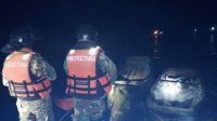 Prefectura busca a dos personas desaparecidas tras el choque entre una lancha y un bote