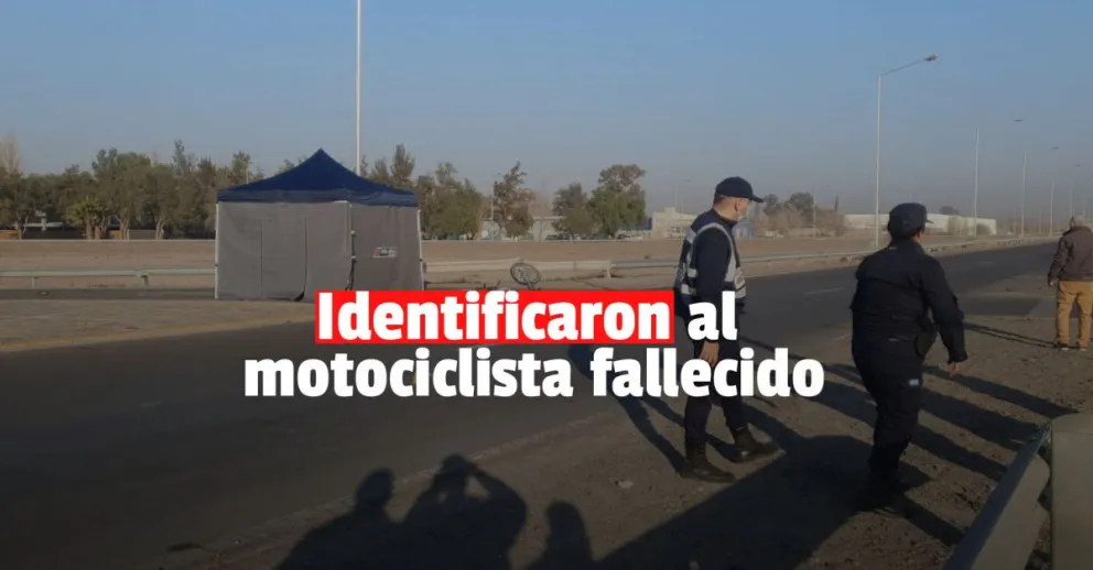 La policía identificó al fallecido por el siniestro en Santa Lucía
