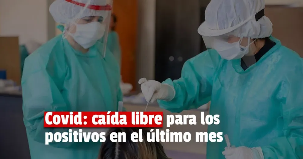 En el último mes bajaron un 70% los casos de Covid en la provincia