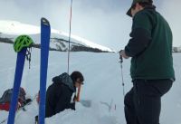  Realizan mediciones por el peligro de avalanchas