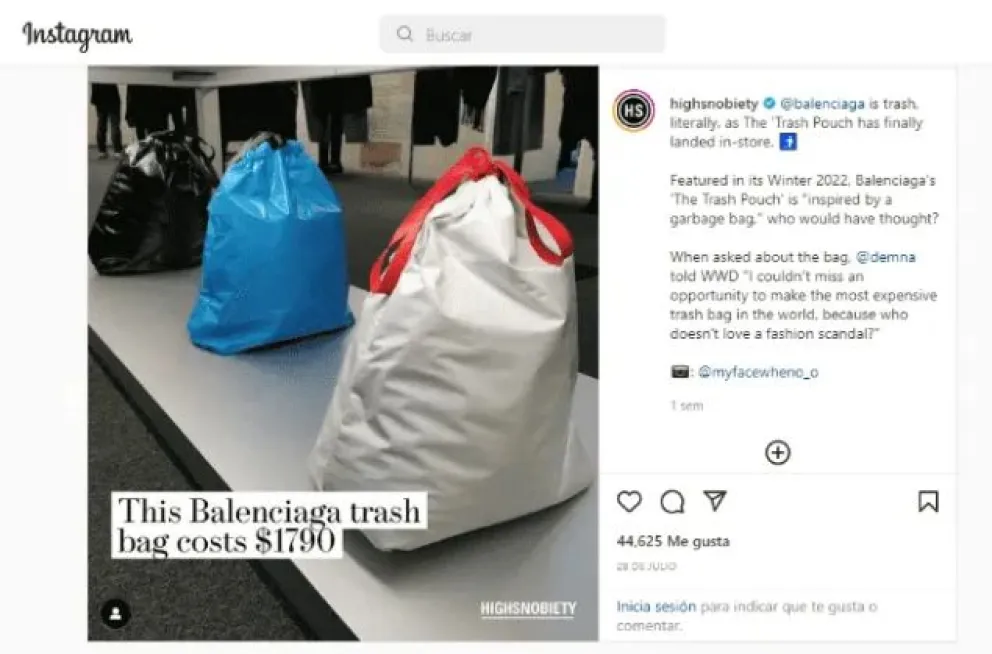 Increíble: fabrican la bolsa de basura más cara del mundo ¡cuesta 1790 dólares!