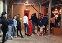 Niños y adultos de Bandera tuvieron su tarde de películas en el Centro Cultural