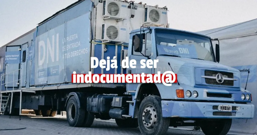 Conocé en qué lugares estará el camión para hacerte el DNI