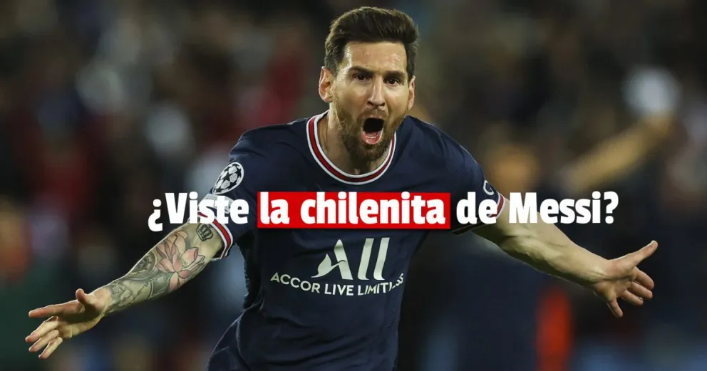 Messi definió el partido del PSG y terminó haciendo un gol de chilena 