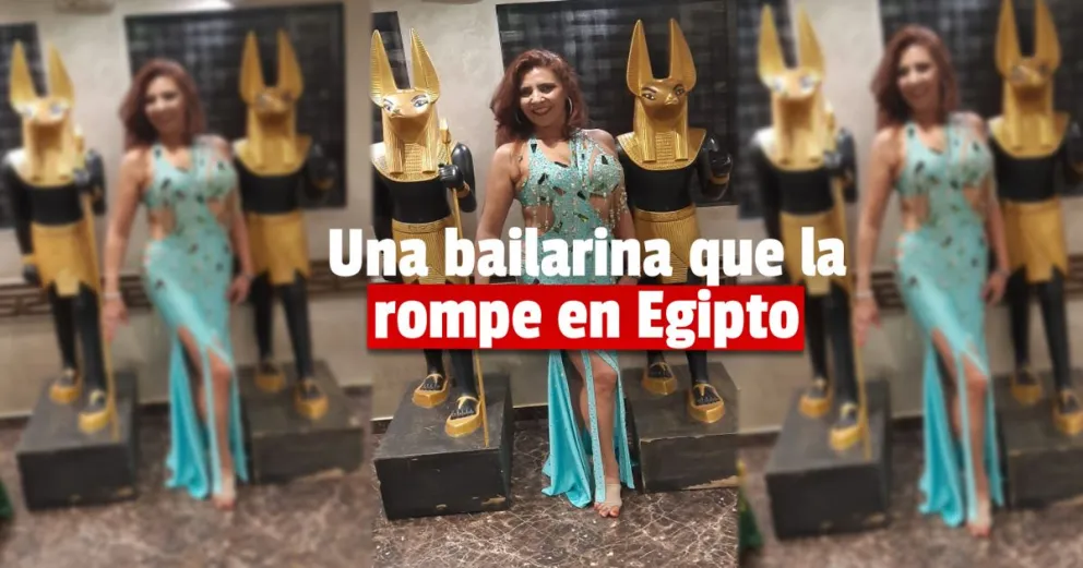 Una bailarina y docente de danzas árabes fue convocada para dictar clases en Egipto