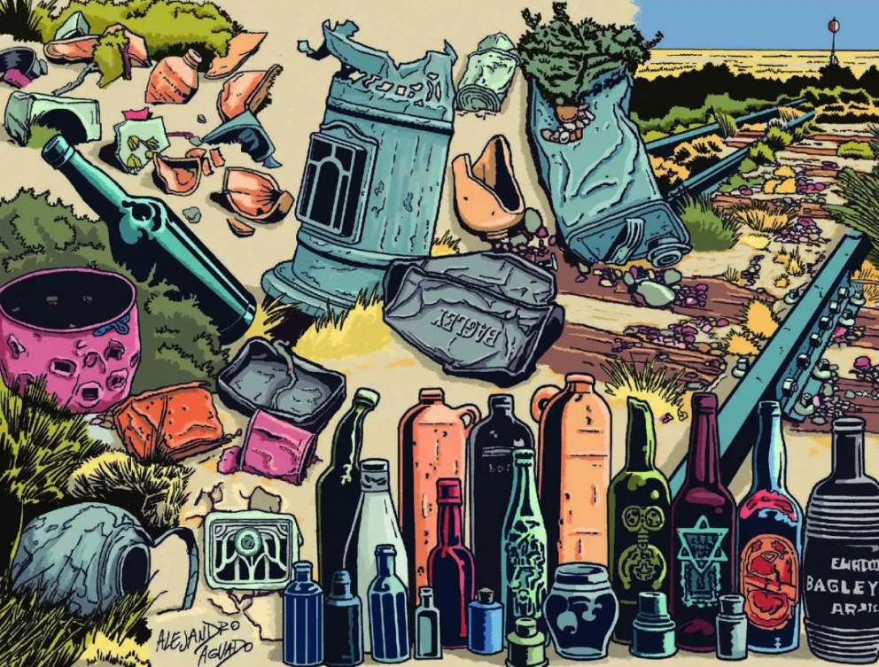 Los basurales-museo de los pobladores del extinto ferrocarril (sur de Chubut)