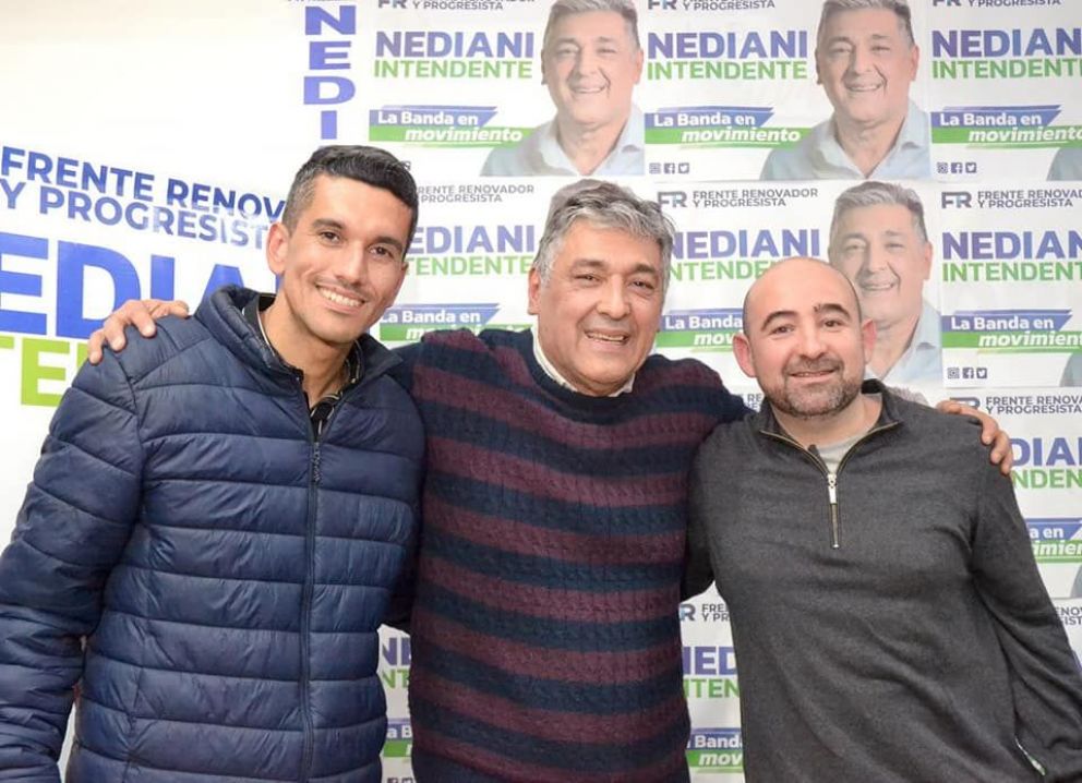 Roger Nediani se impuso  en La Banda con el 36,99%