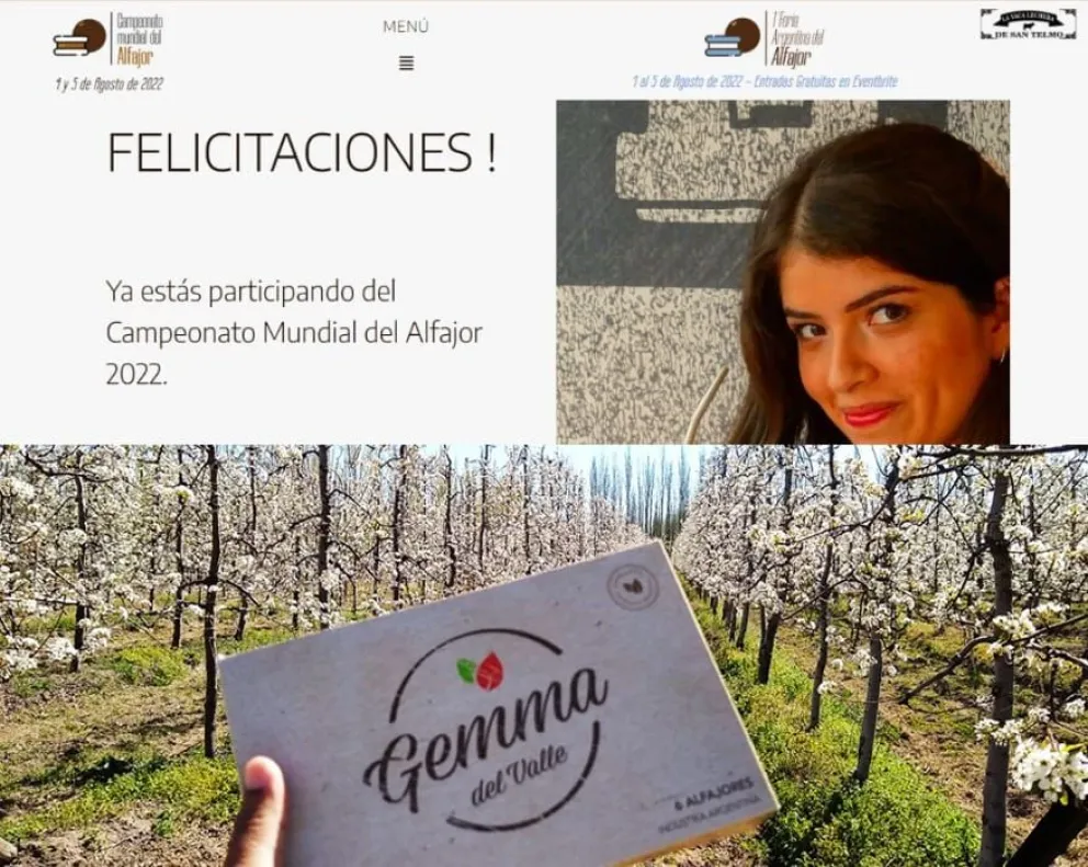 Se animaron y representaron a Río Negro en el Mundial del Alfajor con sus variedades artesanales