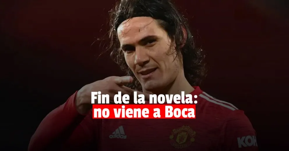 Edinson Cavani no jugará en Boca