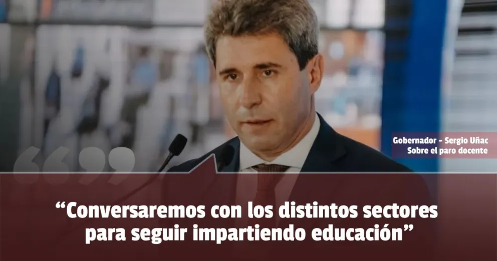El gobernador dijo que va a mantener el diálogo con los docentes para que no se realice el paro 