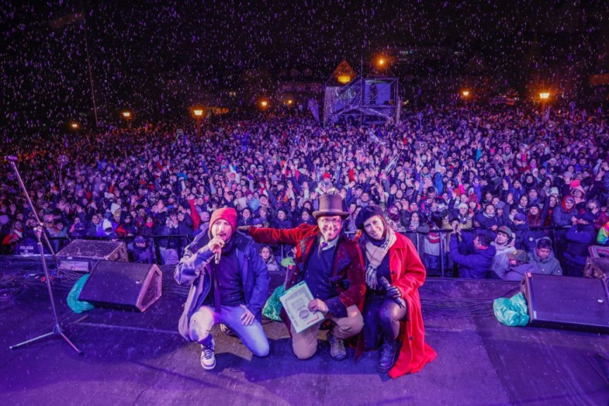 El cierre de la Fiesta de la Nieve, a puro baile con La Konga