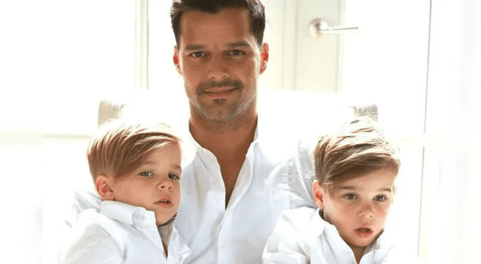 Así lucen los dos hijos mayores de Ricky Martin
