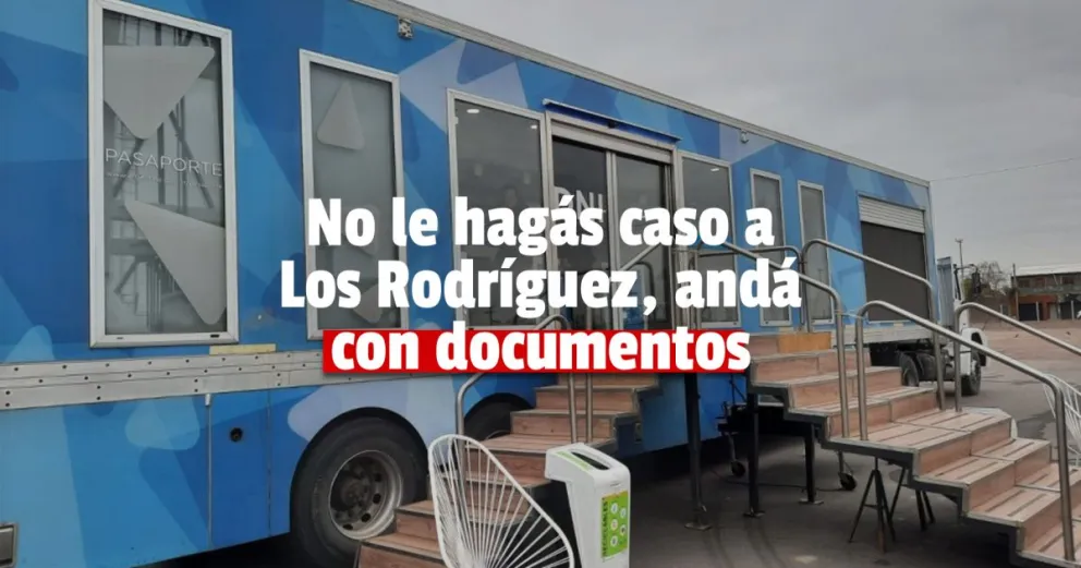 Rawson: amplían días y horarios de atención del camión de trámites de DNI y Pasaporte