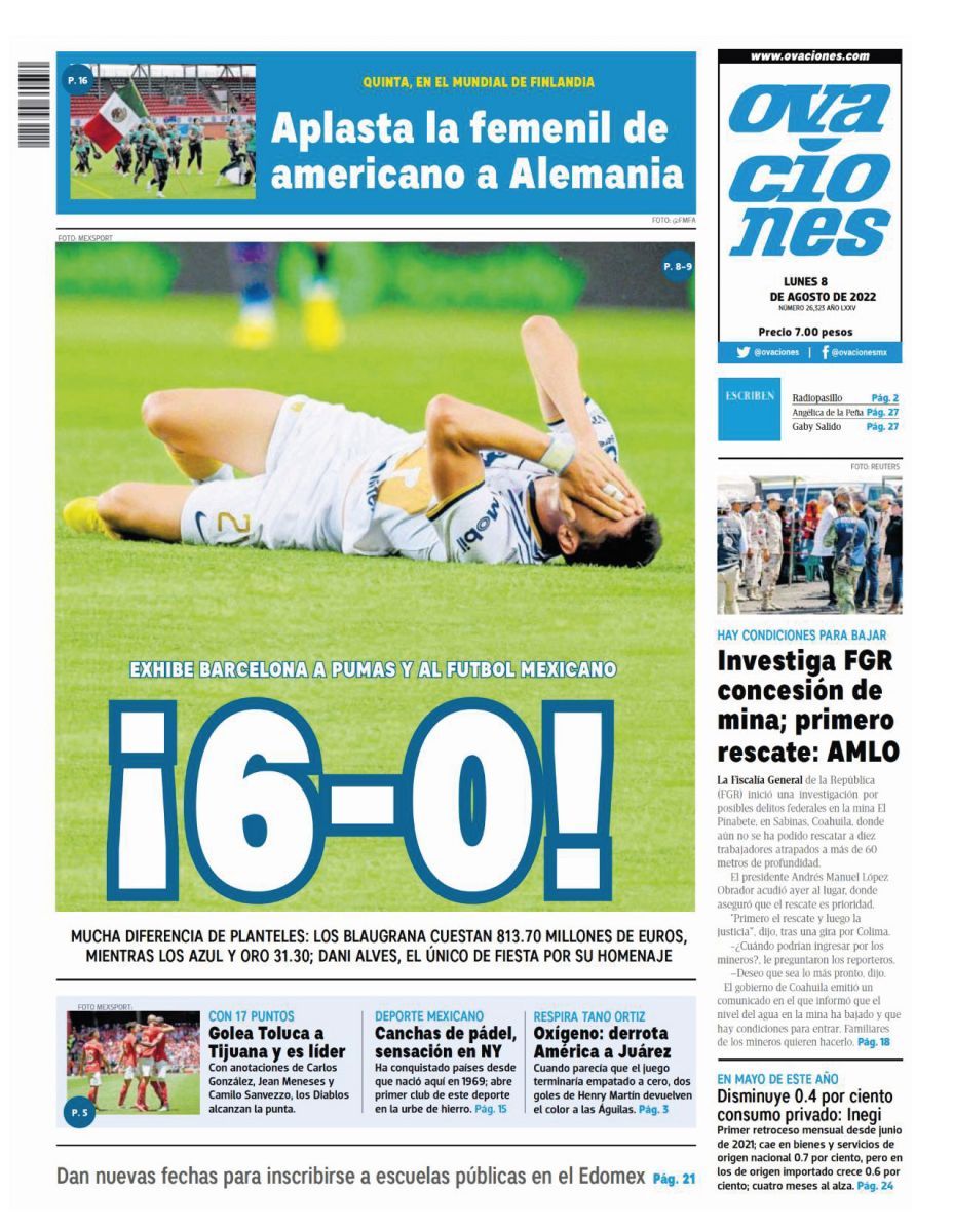 LTIMAS NOTICIAS DE MEXICO PORTADA DEL D A visual data 3