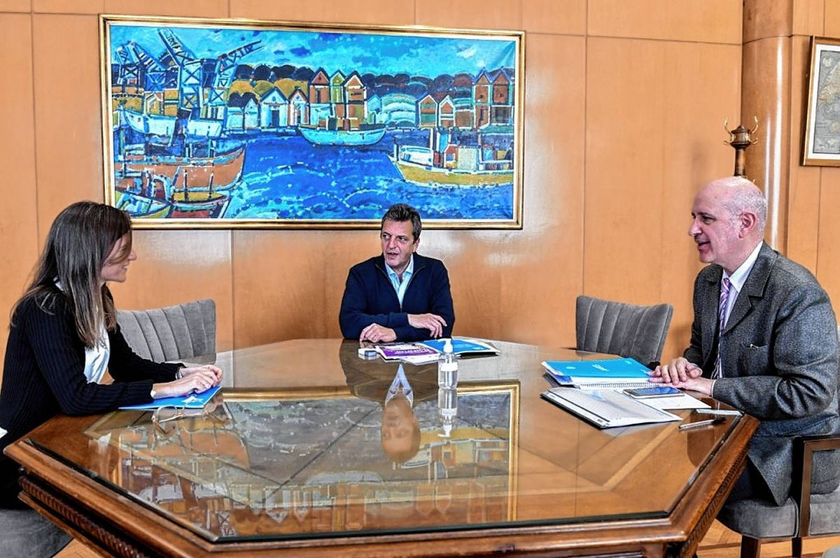 Massa, Raverta y Rigo analizaron monto y alcance del bono para jubilados