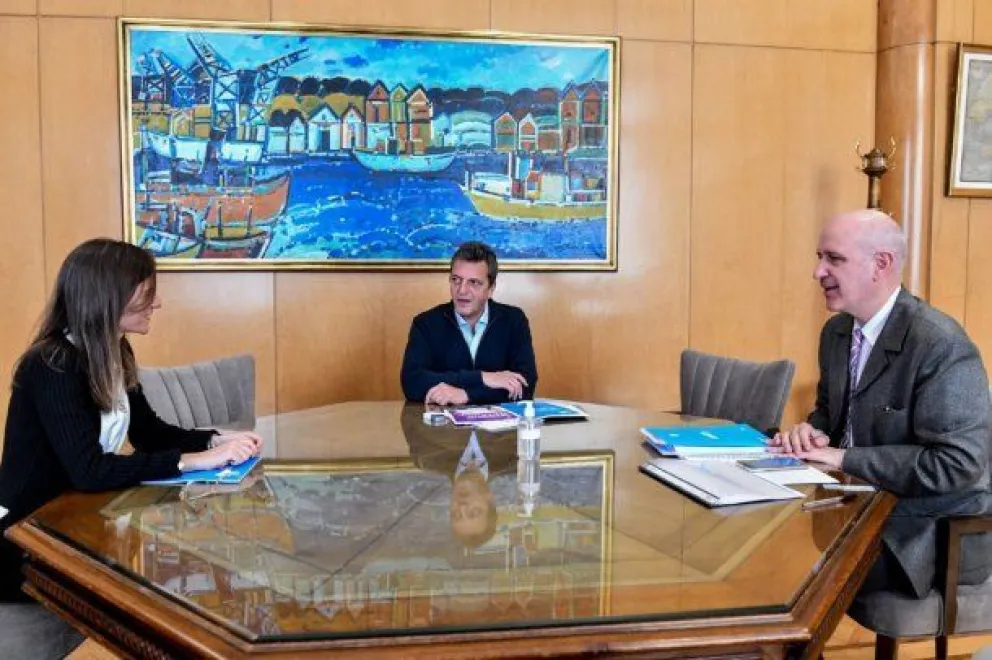 Índice de movilidad jubilatoria: Sergio Massa se reunió con Fernanda Raverta y Raúl Rigo