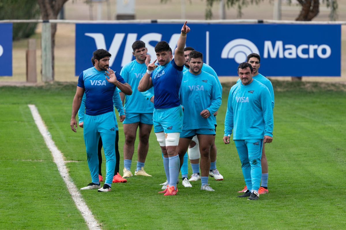 Mirá las fotos del primer entrenamiento de Los Pumas en San Juan