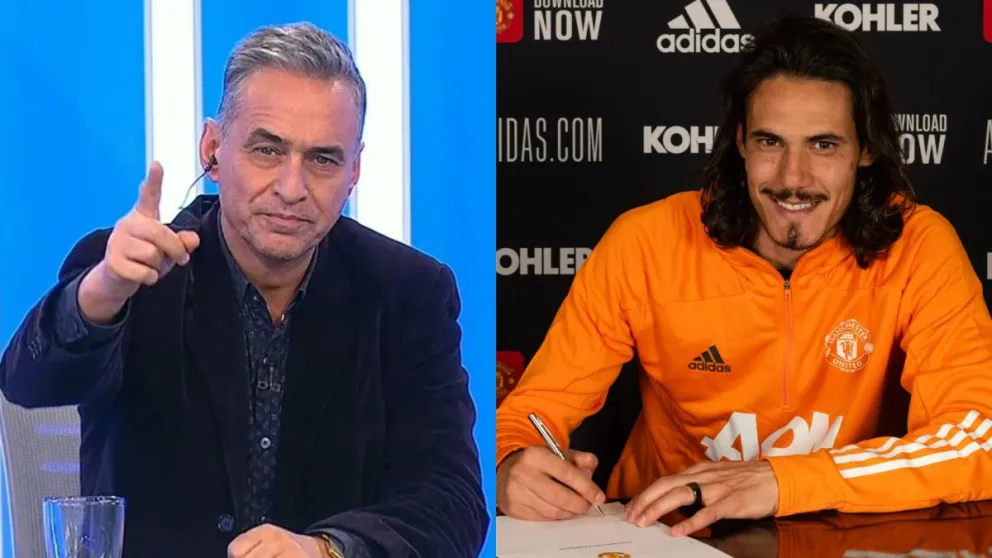 Video: el Gringo Cingolani crucificó en vivo a Cavani por rechazar a Boca