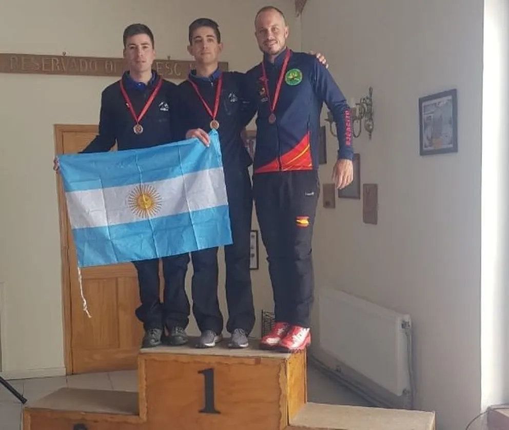 Javi Giménez mostró su excelente nivel en el Sudamericano de Biathlon