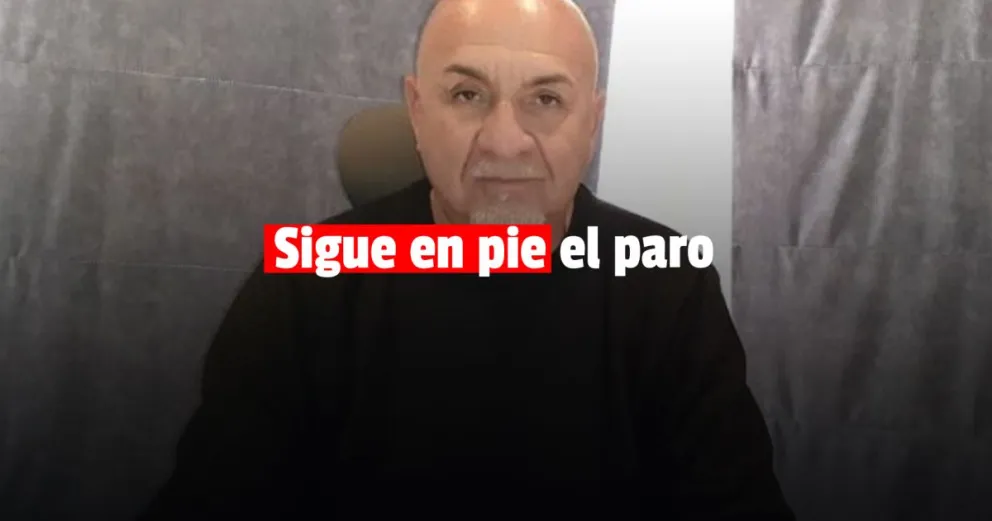 Luis Lucero ratificó el paro para este 10 de agosto