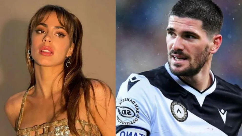 Rodrigo De Paul hizo un fuerte reclamo a Tini y está respondió fríamente 
