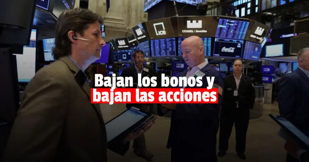 Las acciones y bonos argentinos tuvieron una leve baja 