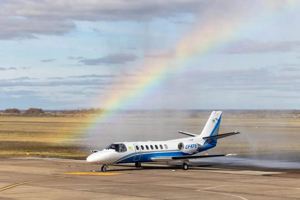 El nuevo avión sanitario ya está en suelo rionegrino