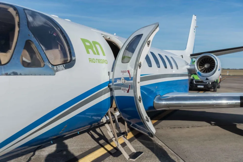 Piden vender el avión sanitario de Río Negro: “Se podrían comprar decenas de patrulleros o ambulancias”