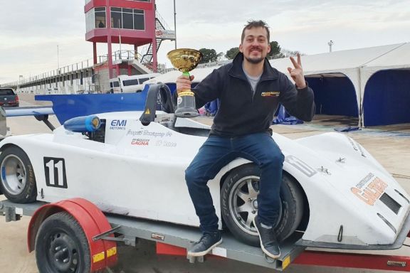 Automovilismo: Joaquín Domínguez fue segundo en Sport Prototipos