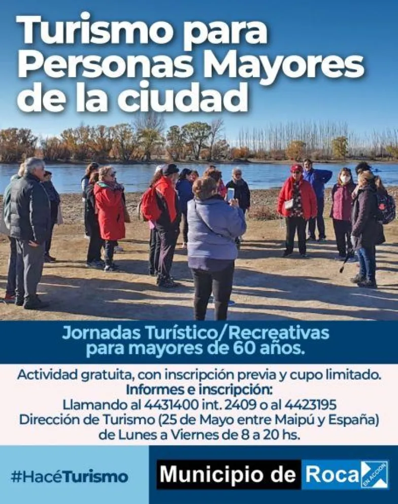 Hacé turismo en Roca: participá de las jornadas recreativas durante todo el año  