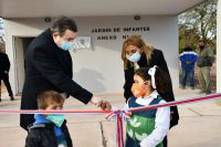 Zamora inauguró un jardín de infantes y habilitó una escuela en La Firmeza