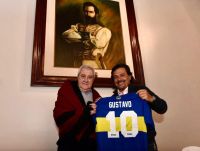 Gustavo Sáenz se vistió de azul y oro: “¡Bienvenidos a La Linda!”