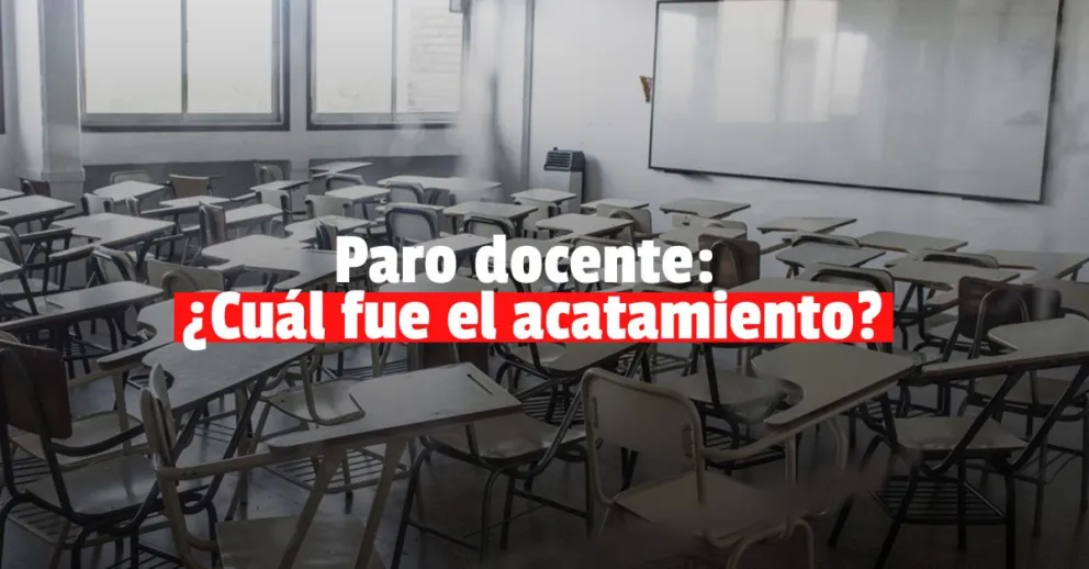 Paro: el 64% de los docentes faltó a clases