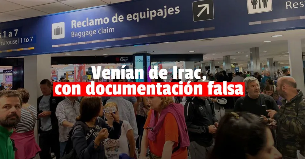 Detuvieron a cuatro iraquíes con pasaportes falsos en Ezeiza