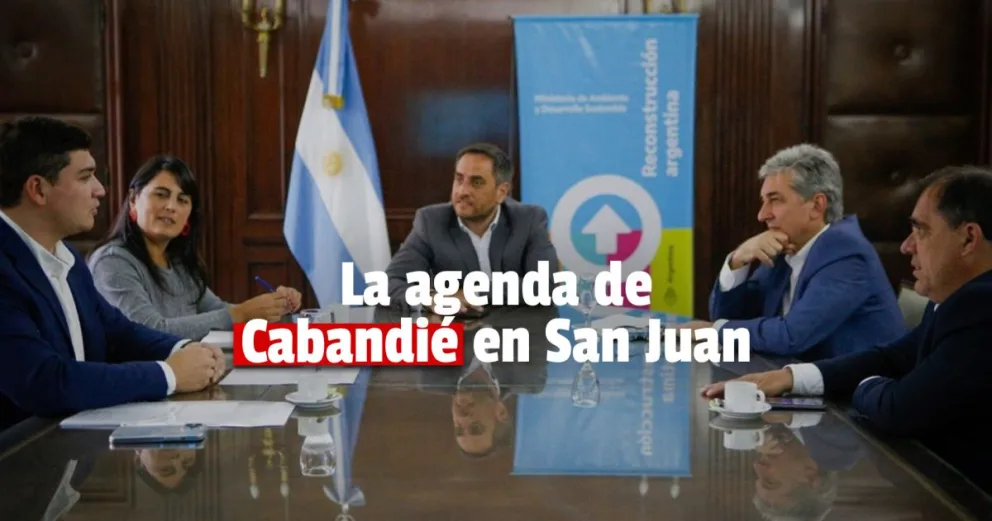 El ministro de Ambiente de la Nación llega a San Juan para realizar diferentes actividades 