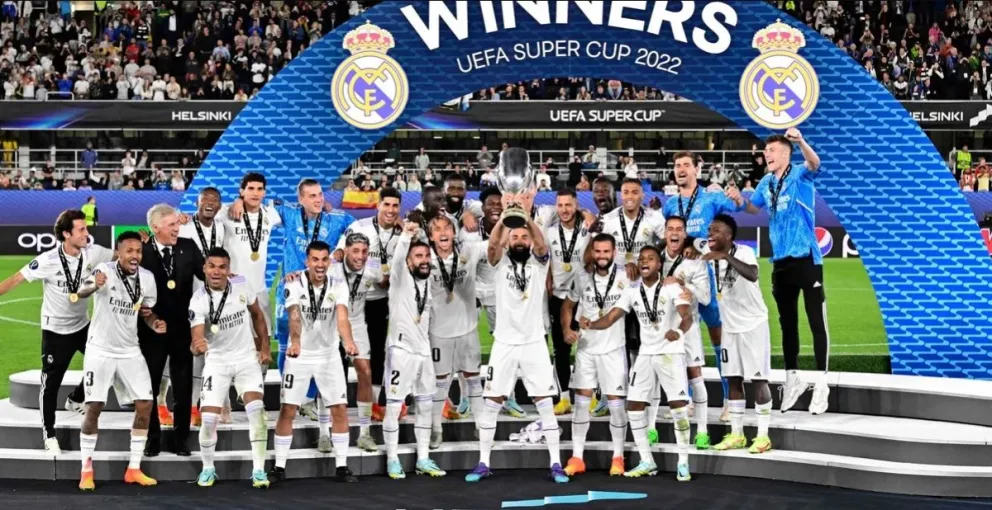 Supercampeón de Europa: Real Madrid derrotó al Frankfurt y sumó un nuevo título