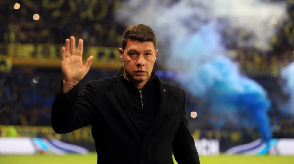 Rompió el silencio: Battaglia habló luego de su salida de Boca