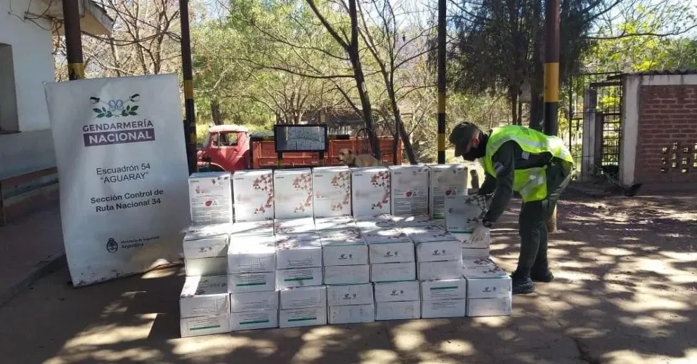 Decomisan toneladas de soja y kilos de glifosato