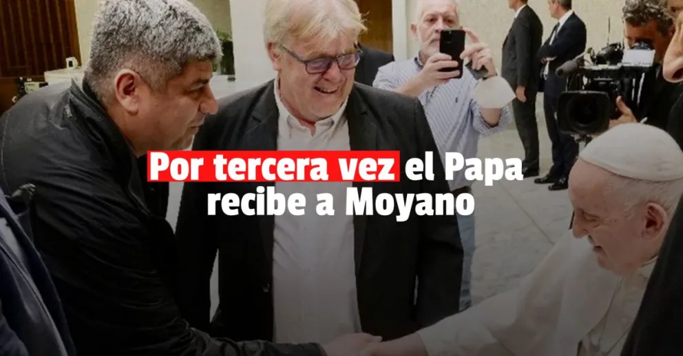 Un grupo de sindicalistas del transporte viajaron al Vaticano y se reunieron con el Papa